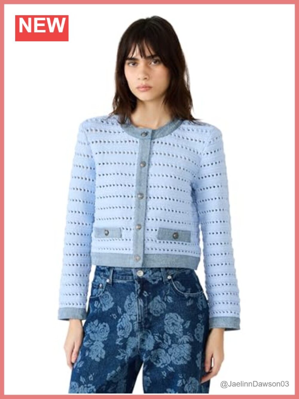 Steve Madden Button Front Cardigan Sweater Regular Fit Spring Summer
